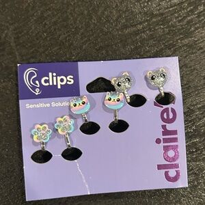 CLAIRE EARRINGS / clips sensitive solution